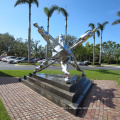 High quality stainless steel outdoor sculpture